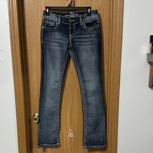 Maurices Dark Blue Boot Cut Jeans